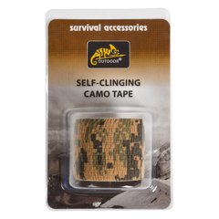 Helikon-Tex Self-Clinging Camo Tape, Woodland, Camouflage wrap
