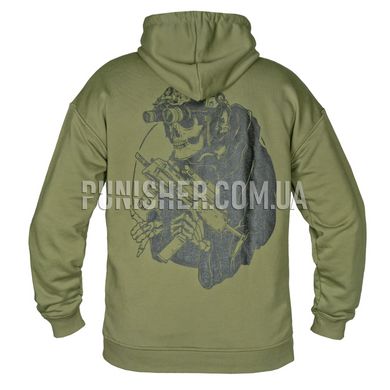 Dead Souls Group Skull Hoodie, Olive, Small