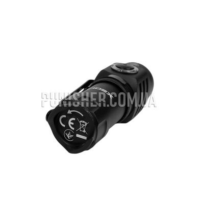 Videx A055 Portable LED Flashlight 600Lm, Black, Flashlight, Accumulator, White, 600