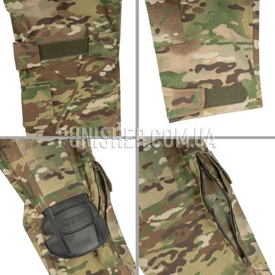 Штурмовые штаны UATAC Gen 5.6 Multicam с наколенниками, Multicam, Large Regular