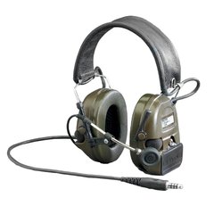 Активная гарнитура Peltor Comtac I headset (Бывшее в употреблении), Olive, С оголовьем, 20, Comtac I, 2xAA