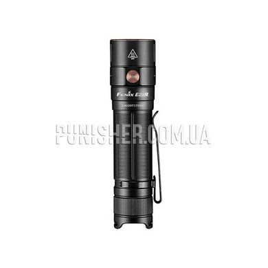 Fenix E28R Flashlight, Black, Flashlight, Accumulator, Battery, White, 1500