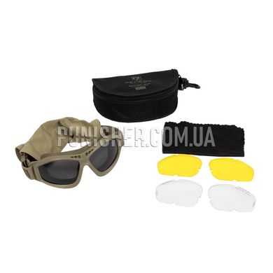 Revision Bullet Ant Goggle British version, Tan, Transparent, Smoky, Yellow, Mask