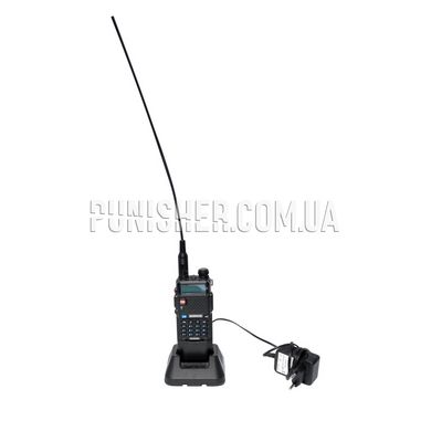 Радіостанція Baofeng UV-5R з посиленим акумулятором, Чорний, VHF: 136-174 MHz, UHF: 400-520 MHz