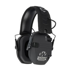 Walker's Razor Rechargeable Electronic Muffs, Black, Active, 21
