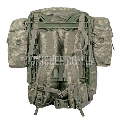 Основний рюкзак MOLLE II Large Rucksack з підсумками (Вживане), ACU, 81 л
