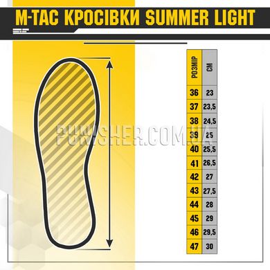 Кросівки M-Tac Summer Light Dark Olive, Dark Olive, 39 (UA), Літо