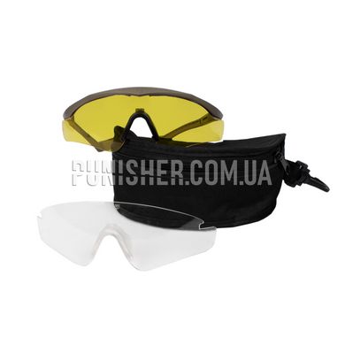 Revision Sawfly Eyeshield 2 lenses, UK version, Tan, Transparent, Yellow, Goggles