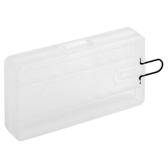 Plastic Box for 8xAAA Batteries, Clear