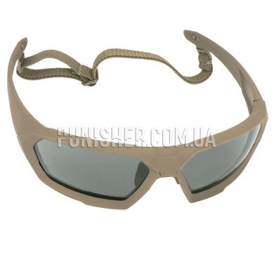 Revision ShadowStrike Ballistic Sunglasses Deluxe Yellow Kit, Tan, Transparent, Smoky, Yellow, Goggles