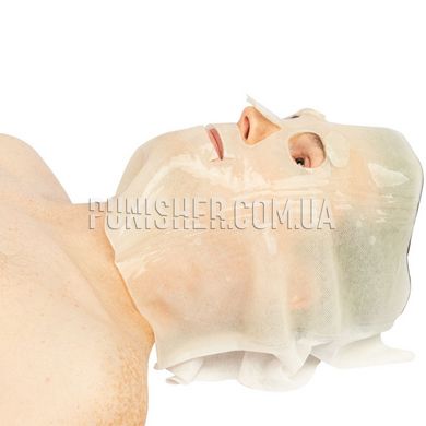 Протиопікова гідрогелева маска для обличчя NAR BurnTec Burn Mask 30х40 см, Білий, Протиопікова пов'язка