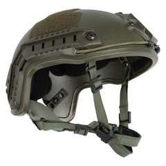 Maskpol HP-05 Ballistic Helmet with Multicam Cover, Olive, Large