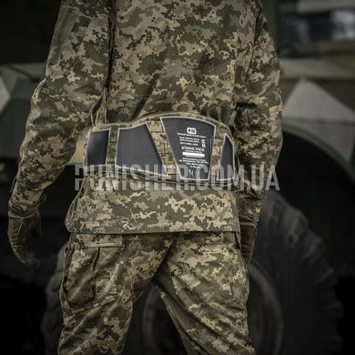 Балістичний пакет M-Tac 1А клас в пояс тактичний War Belt ARMOR, Чорний, М'які пакети, 1, M/L