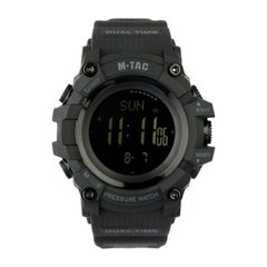 M-Tac Adventure Tactical Watch, Black, Altimeter, Barometer, Alarm, Date, Month, Year, Compass, Pedometer, Backlight, Stopwatch, Timer, Tachymeter, Thermometer, Fitness tracker, Chronograph, Jumpmaster, Tactical watch