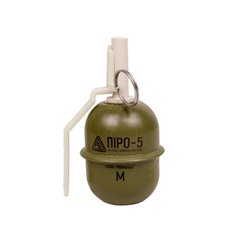Grenade imitation-training Pyrosoft with active pin "PIRO-5M", Olive