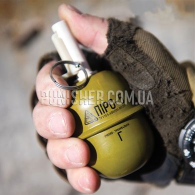 Grenade imitation-training Pyrosoft with active pin "PIRO-5M", Olive