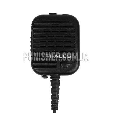 Thales Speaker Microphone headset for Motorola DP4400, Black