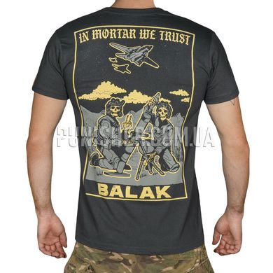 Balak Wear "In Mortar We Trust" T-shirt, Dark Grey, Small