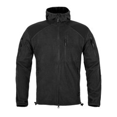 Флисовая куртка Helikon-Tex Alpha Hoodie Grid Fleece, Черный, X-Small