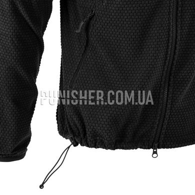 Helikon-Tex Alpha Hoodie Jacket Grid Fleece, Black, X-Small