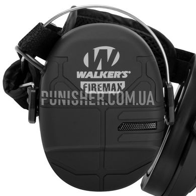 Активні навушники Walker's FireMax Muff Behind the Neck, Чорний, Активні, 20
