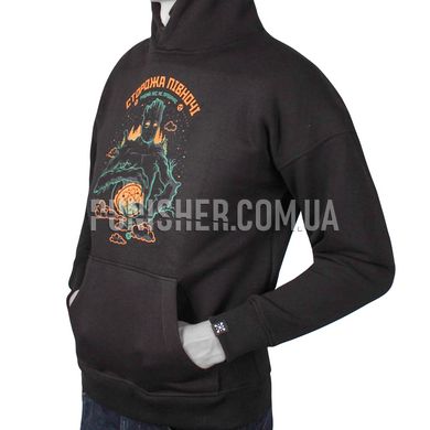 Dubhumans "Watchman of the North, the Red Forest does not forgive" Hoodie, Black, XS/S