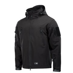 M-Tac Soft Shell Black Jacket with liner, Black, Medium