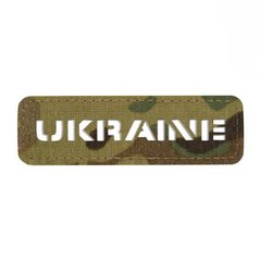 Нашивка M-Tac Ukraine скрізна 25х80 Laser Cut, Multicam, Cordura