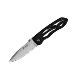 Нож Ganzo G615, Черный, Нож, Складной, Гладкая