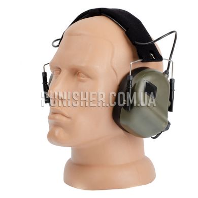 Earmor M31 Mod 3 Electronic Hearing Protector, Foliage Green, Headband, 22