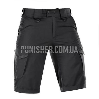 M-Tac Aggressor Gen.II Flex Black Shorts, Black, Medium