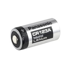 Panasonic Lithium CR123A 3V Battery, Black, CR123A