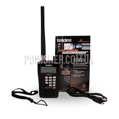 Uniden Bearcat BC75XLT Radioscanner, Black, Scanner, 25-54, 108-174, 406-512