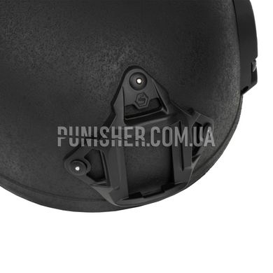 Баллистический шлем HighCom Armor Striker ACHHC с боковыми рельсами и креплением для ПНВ, Черный, X-Large