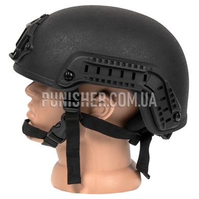 HighCom Armor Striker ACHHC Helmet With ACH Rails and Shroud, Black, X-Large