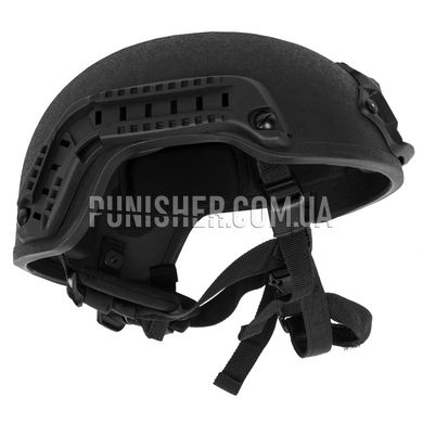 Баллистический шлем HighCom Armor Striker ACHHC с боковыми рельсами и креплением для ПНВ, Черный, X-Large