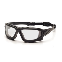Pyramex I-Force SB7010SDNT Safety Glasses, Black, Transparent, Goggles