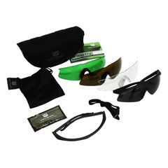 Revision Sawfly Interchangeable Lens Glasses Set, Black, Transparent, Smoky, Green, Brown, Goggles