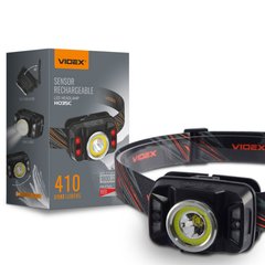 Videx LED Headlamp H035C 410 Lm, Black, Headlamp, Accumulator, White, Red, 410