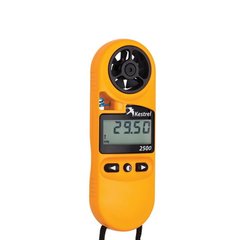 Портативная метеостанция Kestrel 2500 Pocket Weather Meter, Оранжевый, 2000 Series, Атмосферное давление, Ветро-холодовой индекс, Внешняя температура, Скорость ветра, Время и дата, Night Vision