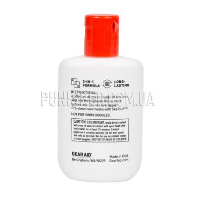 Gear Aid Sea Drops Anti-fog and Lens Cleaner 37ml, White, Care product