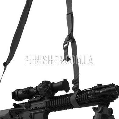 Збройовий ремінь Helikon-Tex Mirage Carbine Sling, Чорний, Збройовий ремінь, Двоточковий