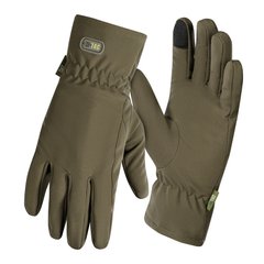 M-Tac Winter Soft Shell Gloves Olive, Olive, Small
