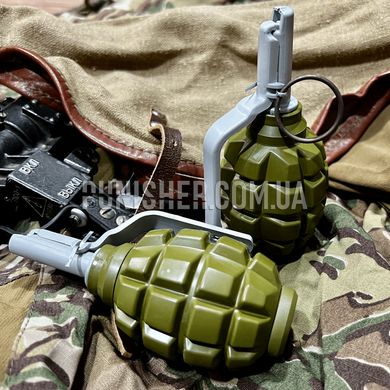 Pyrosoft "PIRO-F1G" Imitation Training Grenade, Coyote Brown