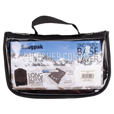 Термокофта Snugpak 2nd Skinz Coolmax Long Sleeve Top Base Layer, Чорний, Medium