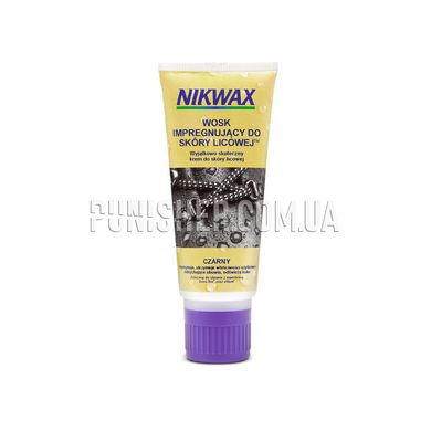 Віск Nikwax Waterproofing Wax для шкіряного взуття чорний 100 мл, Чорний