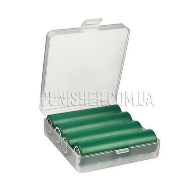 Soshine Plastic Box for 18650 Batteries for 4 pcs, Clear
