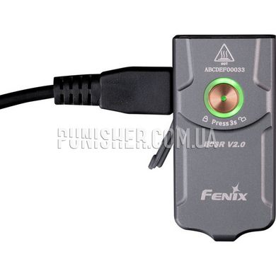 Ліхтар наключний Fenix E03R V2.0, Синій, Ручний, USB, Білий, Червоний, 500