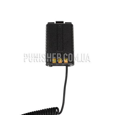 Cigarette lighter powered for Baofeng UV-5R, Black