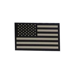 US IR Flag Patch, Red